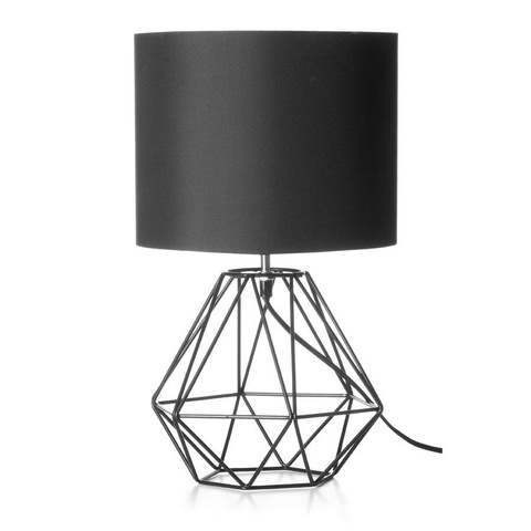 Black Geometric Table Lamp | Kmart