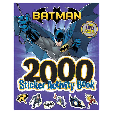 Batman: 2000 Sticker Activity Book | Kmart