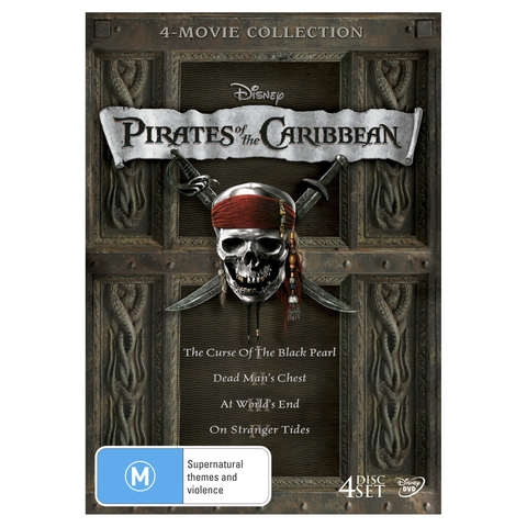 Pirates Of The Caribbean Collection - Dvd 