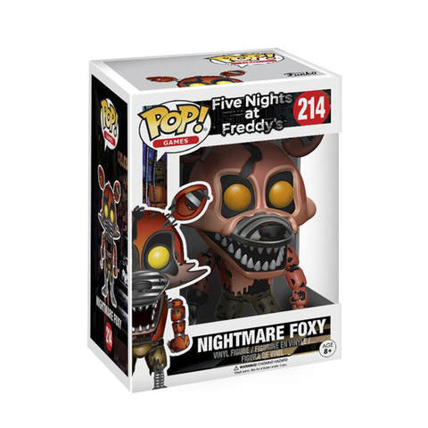 five nights at freddy's nightmare foxy action figure