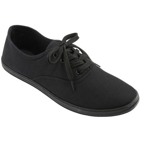 kmart black leather shoes