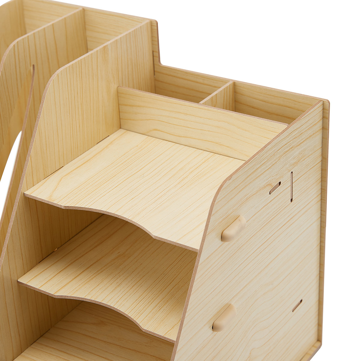 Wood Look Desk Organiser Kmart