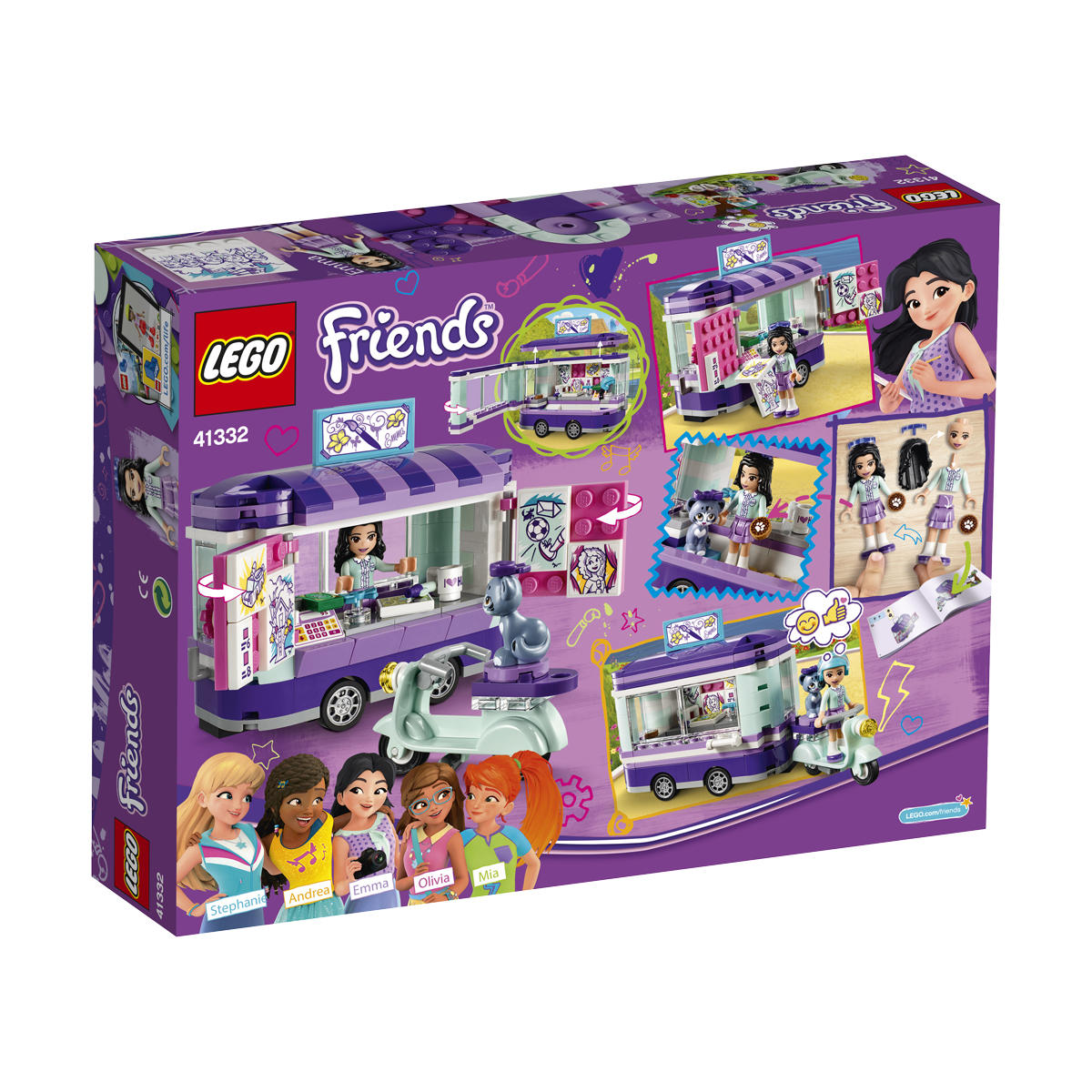 Lego Friends Emma's Art Stand - 41332 