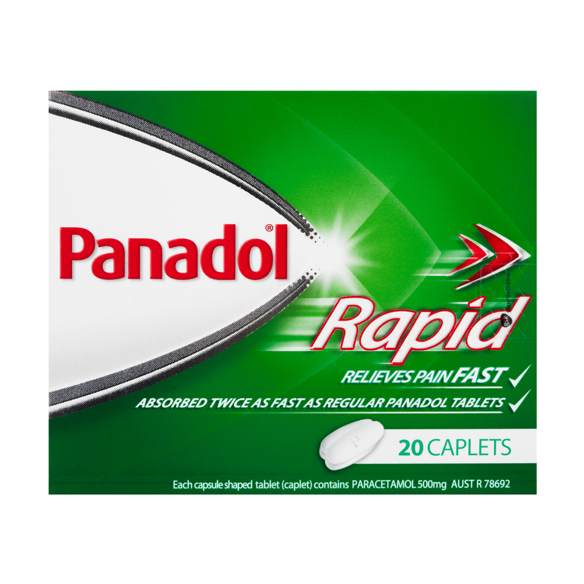 20 Pack Panadol Rapid Caplets | Kmart