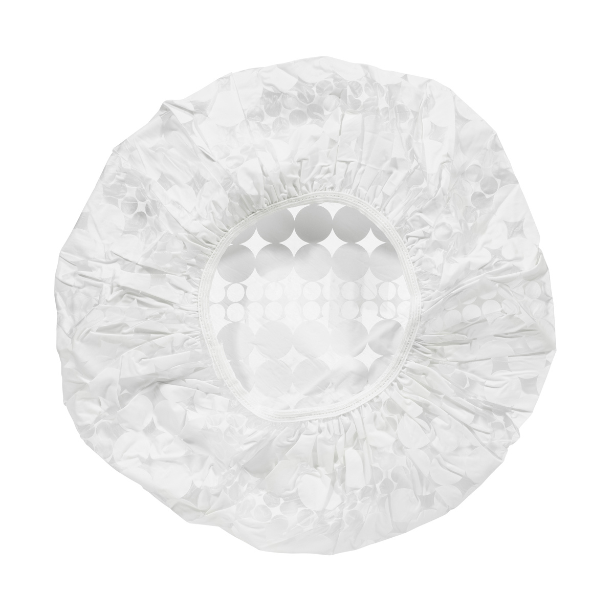 white shower cap