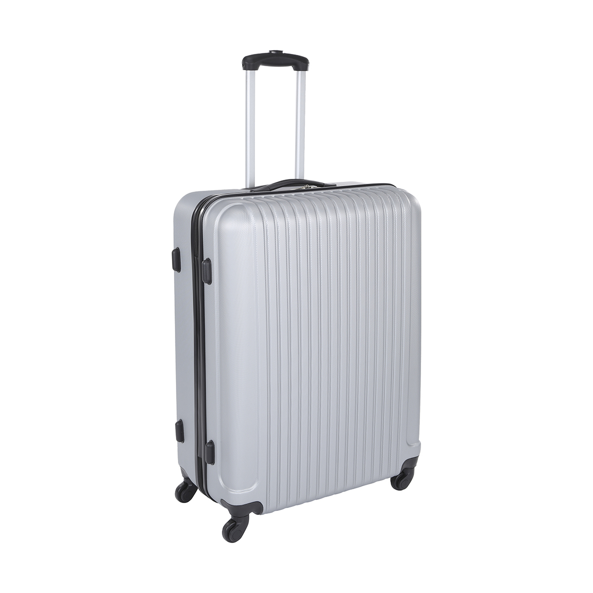 70cm Hard Case Silver Look Kmart