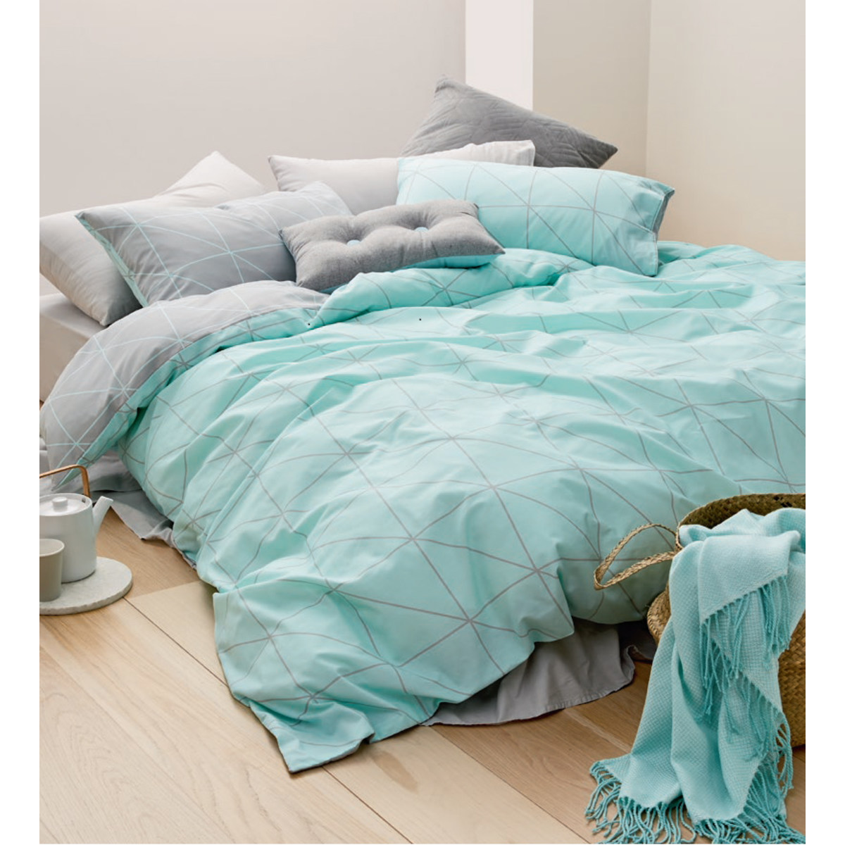 Lester Quilt Cover Set King Bed Kmart