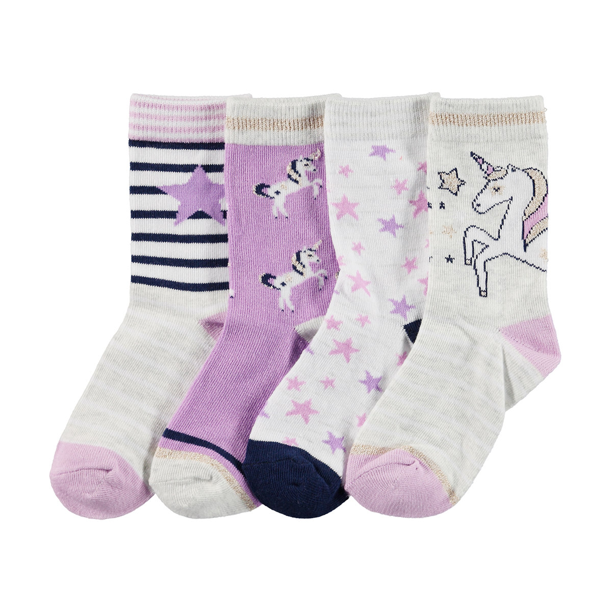 4 Pack Casual Crew Socks Kmart