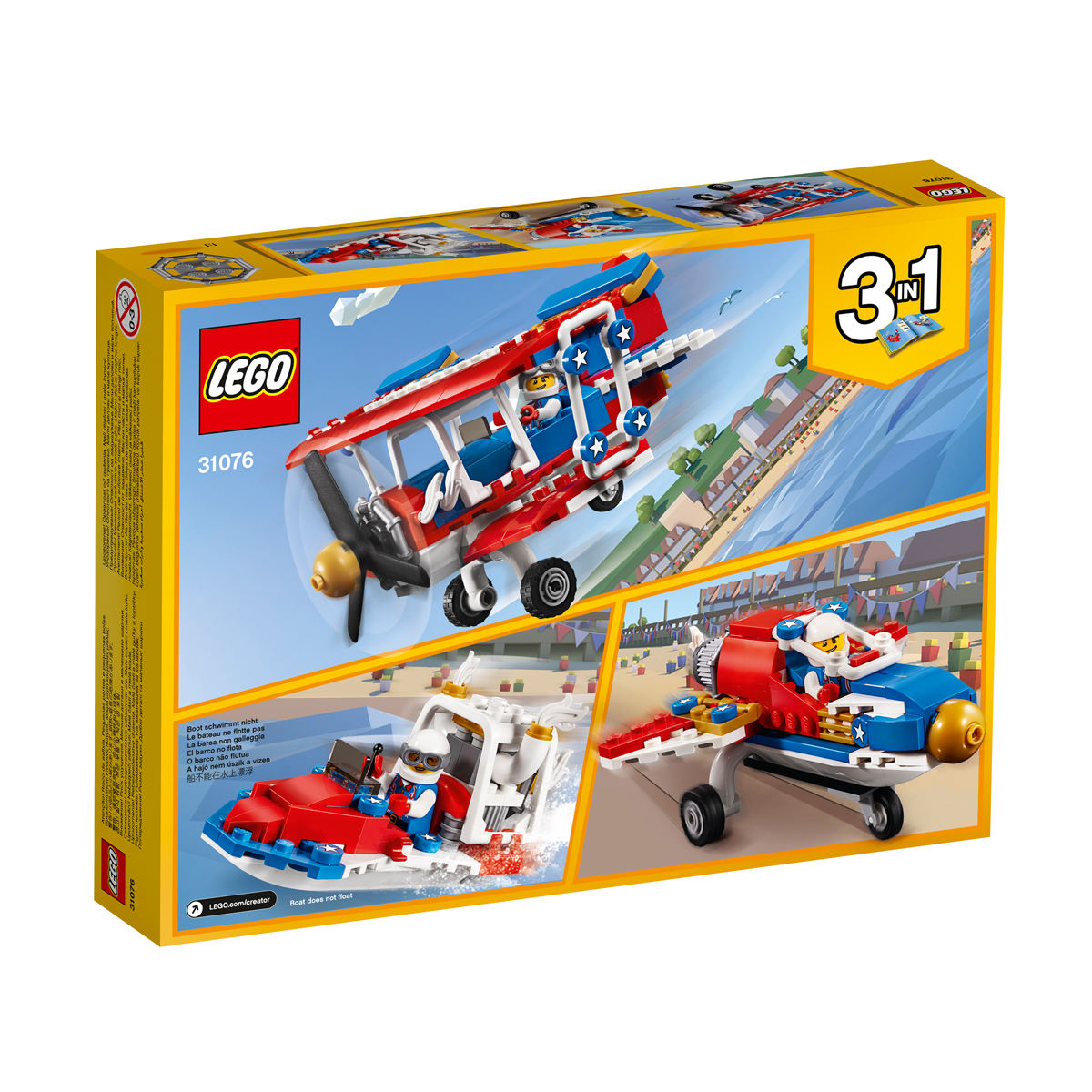 lego-creator-daredevil-stunt-plane-31076-kmart