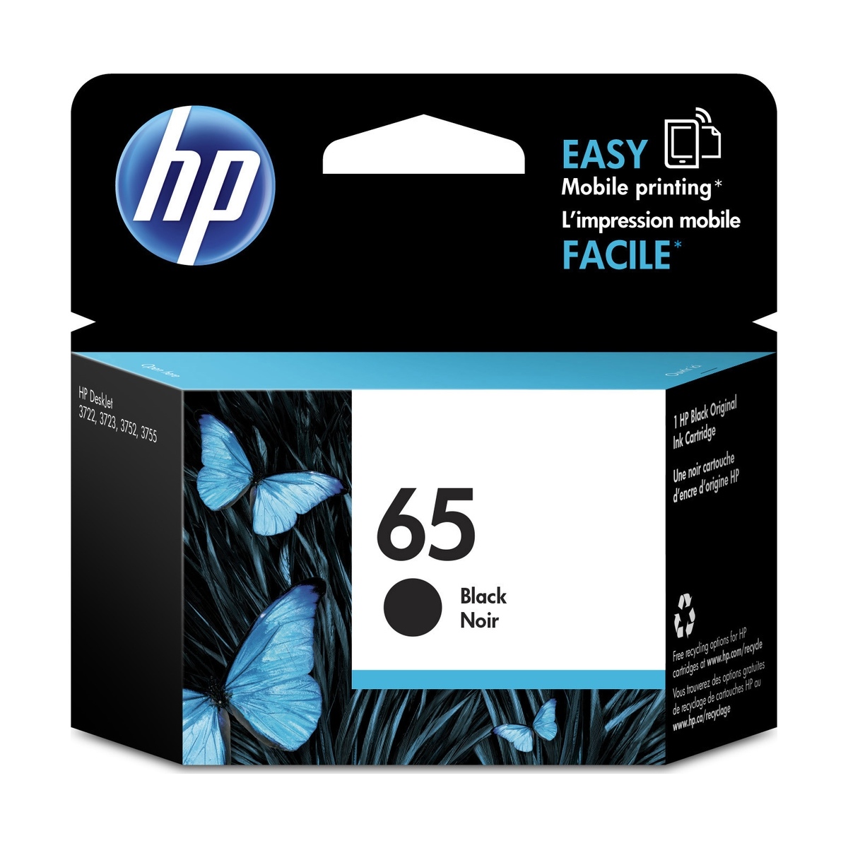 HP 65 Black Original Ink Cartridge Kmart