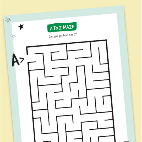 Activity Printouts Kmart - roblox maze worksheet