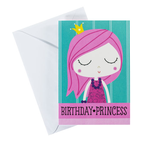 Princess Birthday Card | Kmart