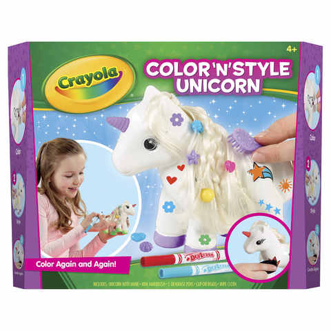 crayola color n plush unicorn