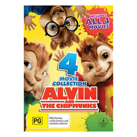 Alvin And The Chipmunks: 4 Movie Collection - DVD | Kmart