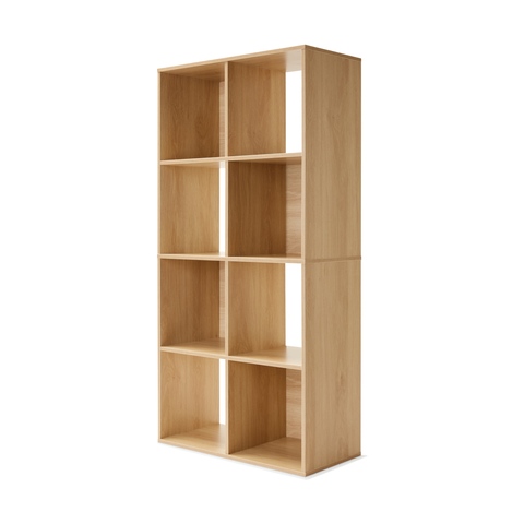8 Cube Unit Oak Look Kmart - bookshelf roblox
