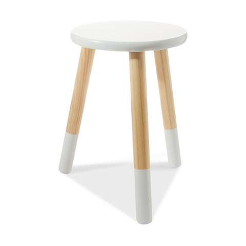 white stool