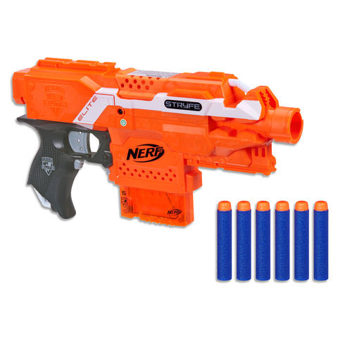 Nerf N Strike Elite Stryfe Blaster Kmart - nerf n strike v 2 3 vip t shirt roblox