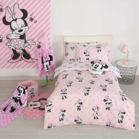 minnie mouse quilt cover kmart