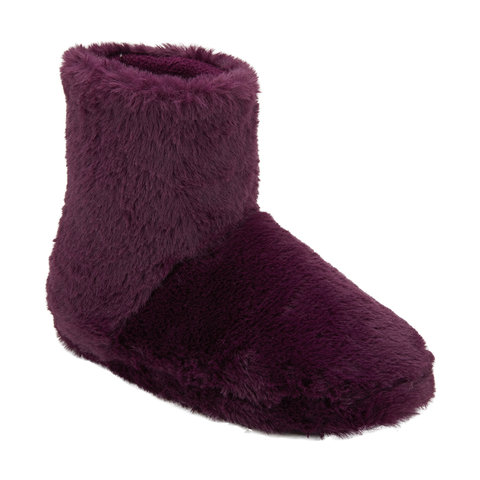 ladies fluffy slipper boots