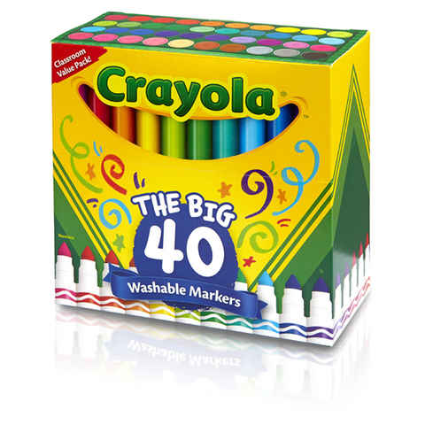 big pack of crayola markers