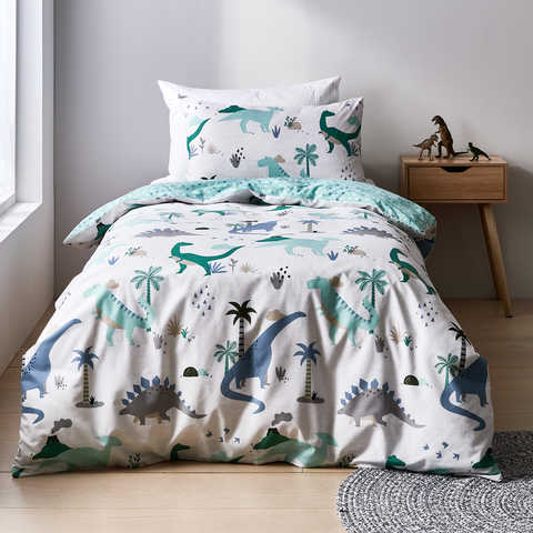 dinosaur single bed cover