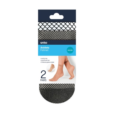 2 Pack Fishnet Anklets Kmart - fishnet leggings roblox