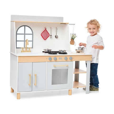 wooden play kitchen kmart