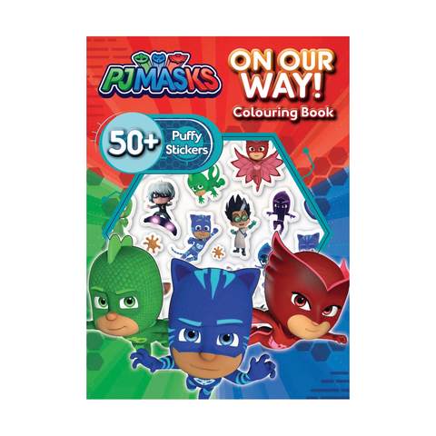 Download PJ Masks On Our Way! - Colouring Book | Kmart