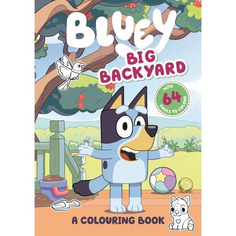 Download Bluey Big Backyard - A Colouring Book | Kmart