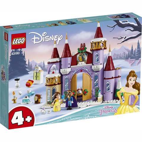 Lego Disney Princess Belle S Castle Winter Celebration 43180 Kmart - old frozen rpg elsas ice castle roblox go