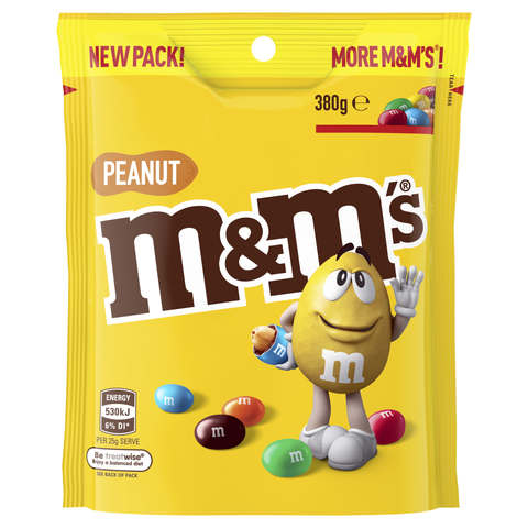 Christmas Mini M Ms Recall 2022 Mms Peanut Pouch 380G - Kmart