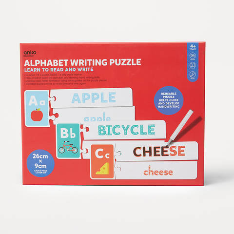 Alphabet Writing Puzzle Kmart