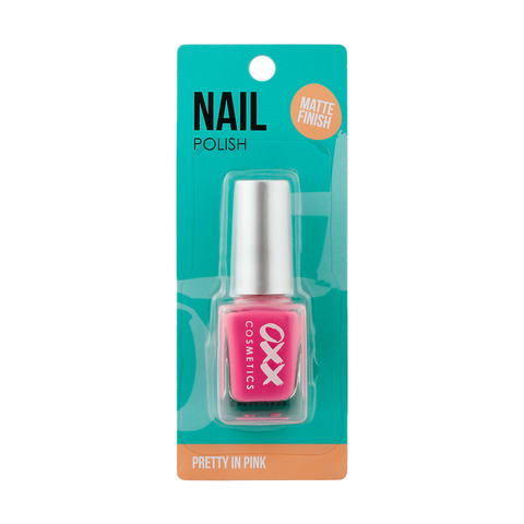 Oxx Matte Finish Nail Polish Pretty In Pink Kmart - pretty in pink and boots pants roblox