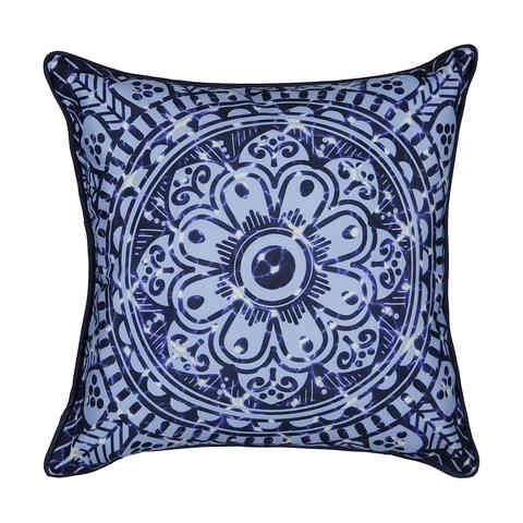 Mandala Cushion Blue Kmart