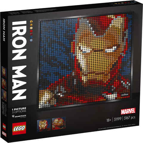 Lego Art Marvel Studios Iron Man 31199 Kmart - simulator iron man new plane marvel roblox