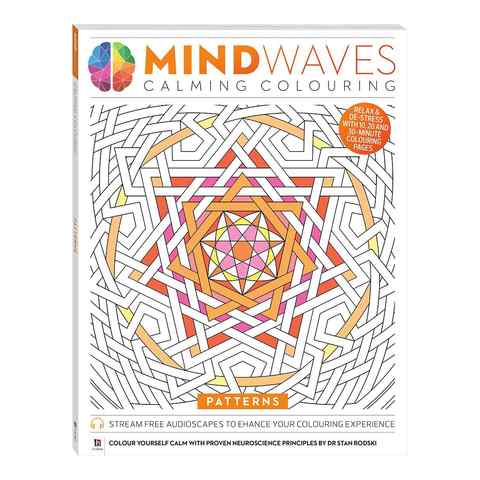 Download Mindwaves Calming Colouring Patterns Book Kmart