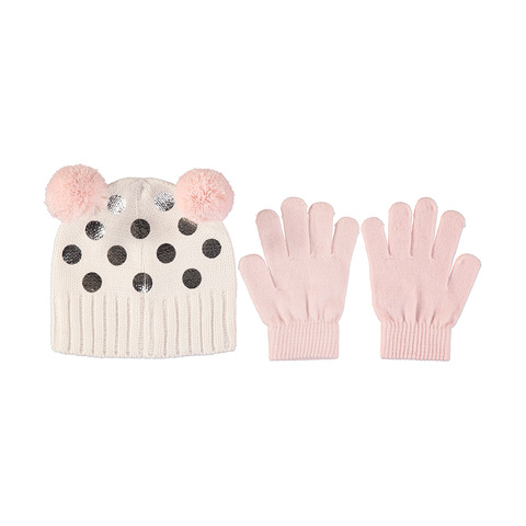 Foil Print Beanie & Gloves Set | Kmart