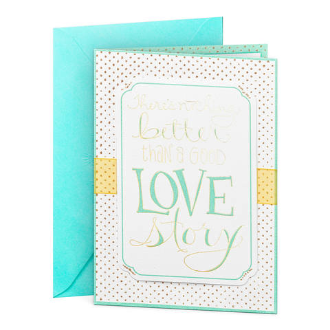 Hallmark Engagement Card - Love Story 