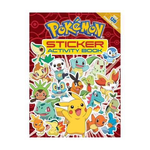 Pokemon Sticker Activity Book Kmart