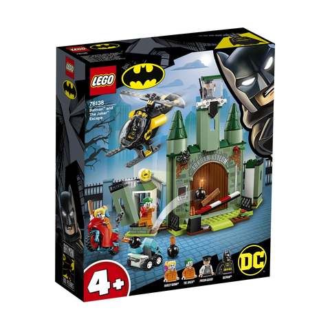 lego dc comics super heroes batman and the joker escape arkham asylum building set 76138