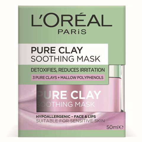 L Oreal Paris Pure Clay Soothing Mask 50ml Kmart