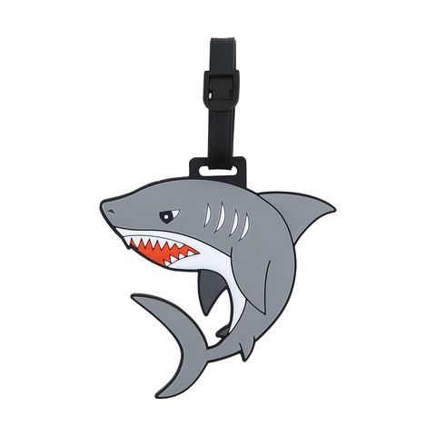 shark luggage tags