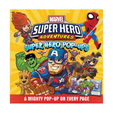 Marvel Super Hero Adventures Pop Up Book Kmart - roblox character encyclopedia kmart