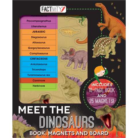 Factivity Meet The Dinosaurs Book Kmart