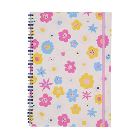 A4 Notebook Flower - Kmart