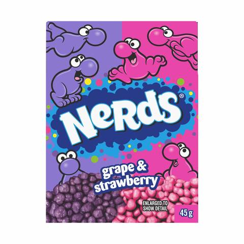 Nerds Grape And Strawberry 45g Kmart - grape headphones roblox