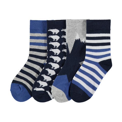 4 Pack Casual Crew Socks | Kmart