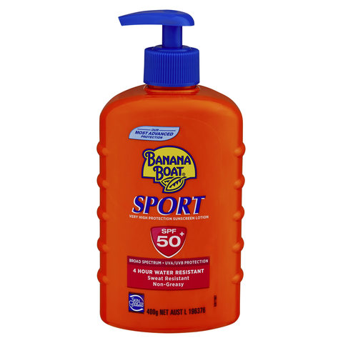 Banana Boat 400g SPF50+ Sport Sunscreen Lotion | Kmart