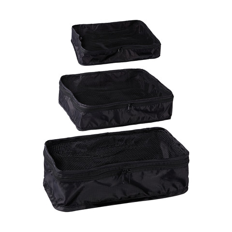 black packing cubes