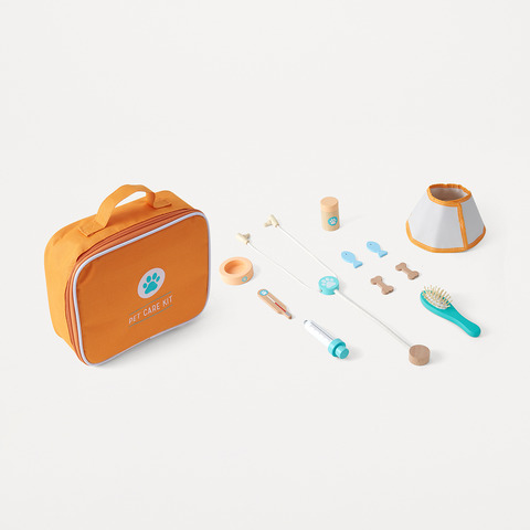 wooden vet kit